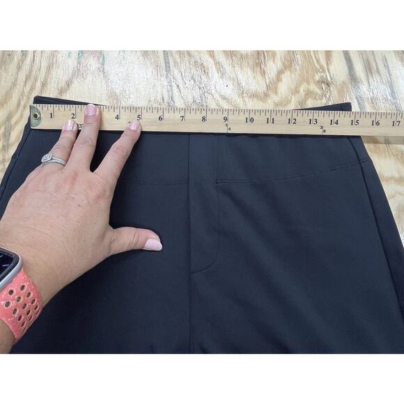 Halara Flex Flare Pants Womens Large Black Stretch Trousers Athleisure Casual - Picture 8 of 12